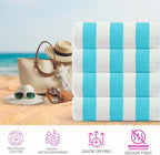CASA COPENHAGEN Cabana Beach Towel Designed in Denmark Rough and Tough - Image 3