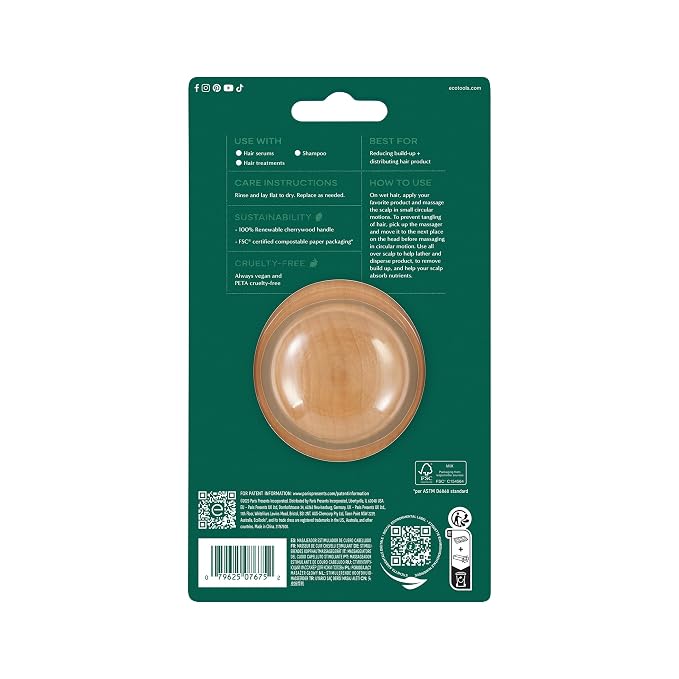 EcoTools Scalp Massager, Scalp Scrubber Stimulates & Exfoliates - Image 8