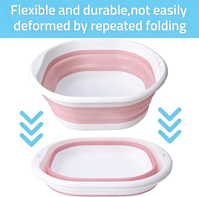 Portable Pool Foot Bath, Collapsible Pool Foot Wash Basin Tub, Foot Bath Basin - Image 5