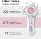 UMICKOO Electric Facial Cleansing Brush, 2-Way Rotating Face Scrubber - Image 6