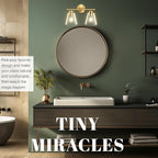 Hamilyeah Bathroom Vanity Light Fixtures Over Mirror, 2 Light Wall Light Fixture - Image 6
