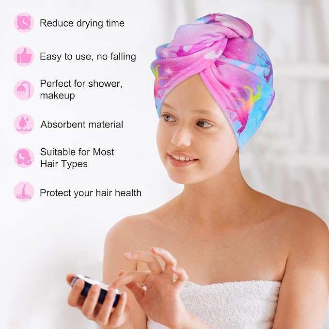 Basumee Microfiber Hair Towel Wrap - Image 6