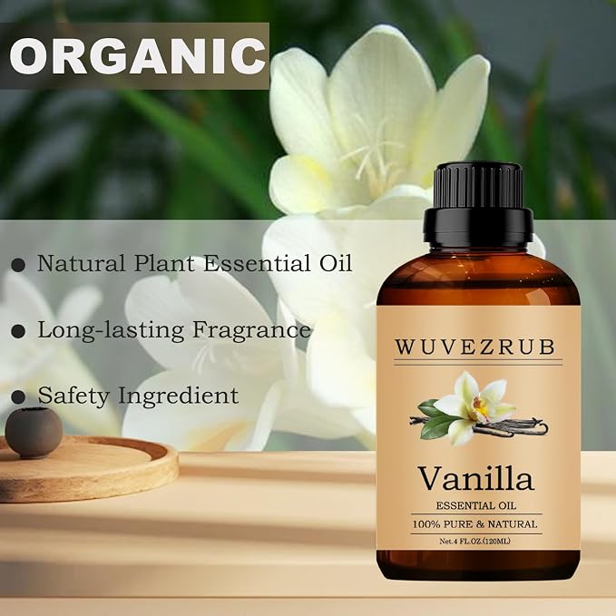 Vanilla Essential Oils, 120ML Pure and Natural Essential Oil - Image 4