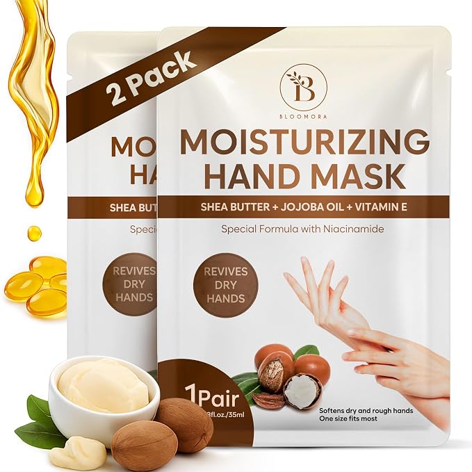 BLOOMORA Repairing Hand Mask for Dry Cracked Hands, Hand Masks by Unknown