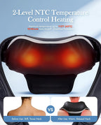 Neck Massager with Heat Cordless: Shiatsu Back Shoulder Massage Tools - Image 4