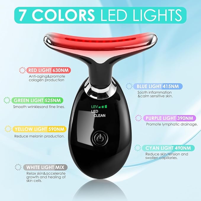 Facial Massager Red-Light-Therapy-for-Face and Neck, Face  culpting Wand - Image 2