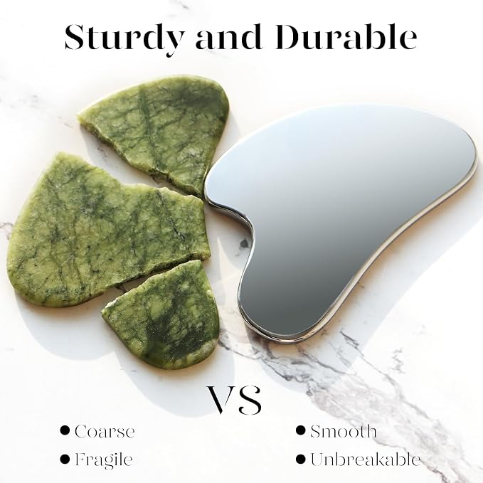 BAIMEI IcyMe Stainless Steel Gua Sha Facial Massager Tools |Relax Back Muscles - Image 4