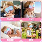 OlyPegic 2 Pcs Kids Sleep Mask Girls Silk Eye Mask Sleeping - Image 7