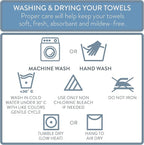 NY Loft 100% Cotton Bath Towel 4 Pack | Super Soft & Absorbent Quick-Dry Bath - Image 8