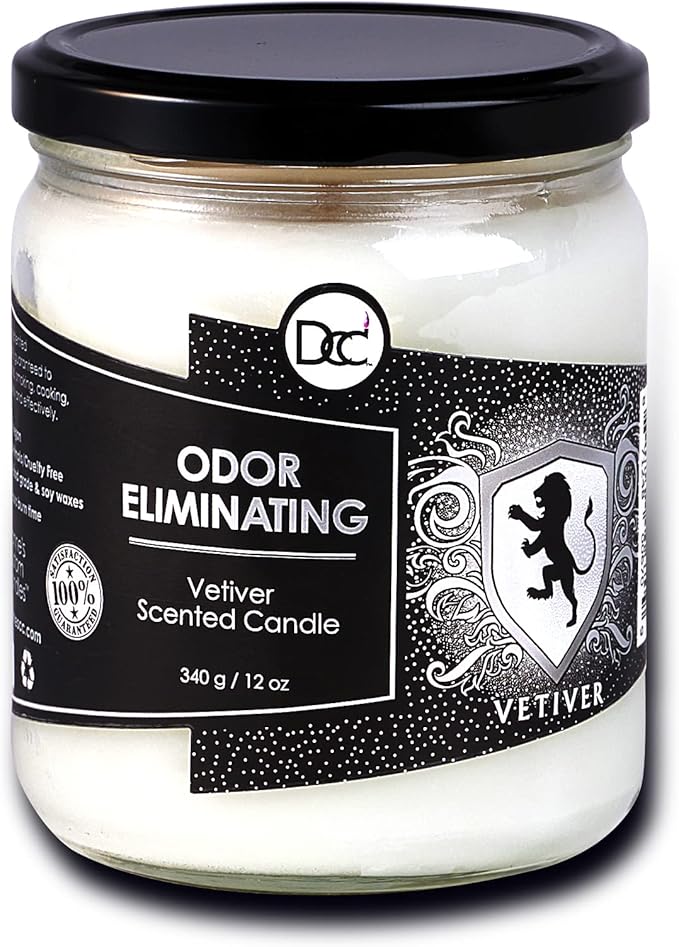 Vetiver Odor Eliminating Highly Fragranced Candle by DiannesCustomCandles