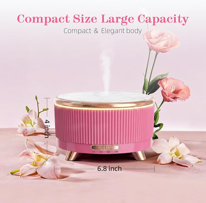 500ML Large Capacity Essential Oil Diffuser, Ultrasonic Aromatherapy Diffuser - Image 5