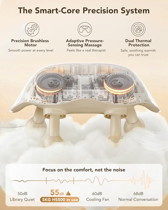 SKG HS500 FSA Eligible Cordless Neck Massager - Image 3