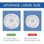 MORGLES 50 Pcs Ear Covers for Shower - Image 3