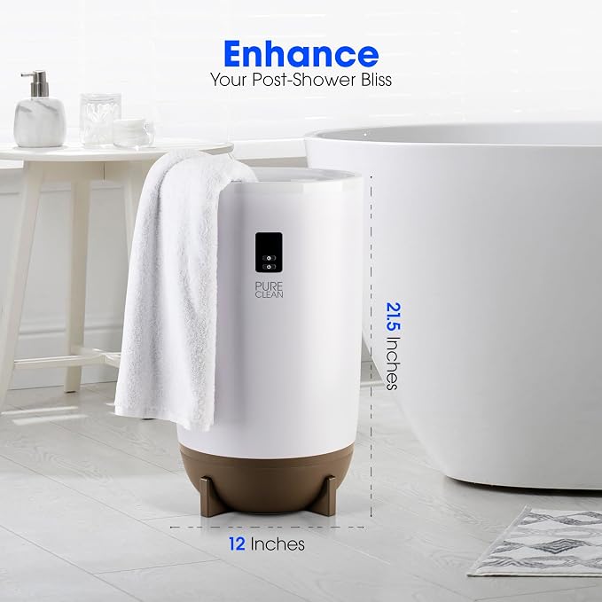 PureClean Towel Warmer Bucket, Portable Blanket Heater - Image 2