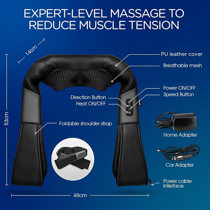 VOYOR-HEALTH Shiatsu Neck and Back Massager - Image 7