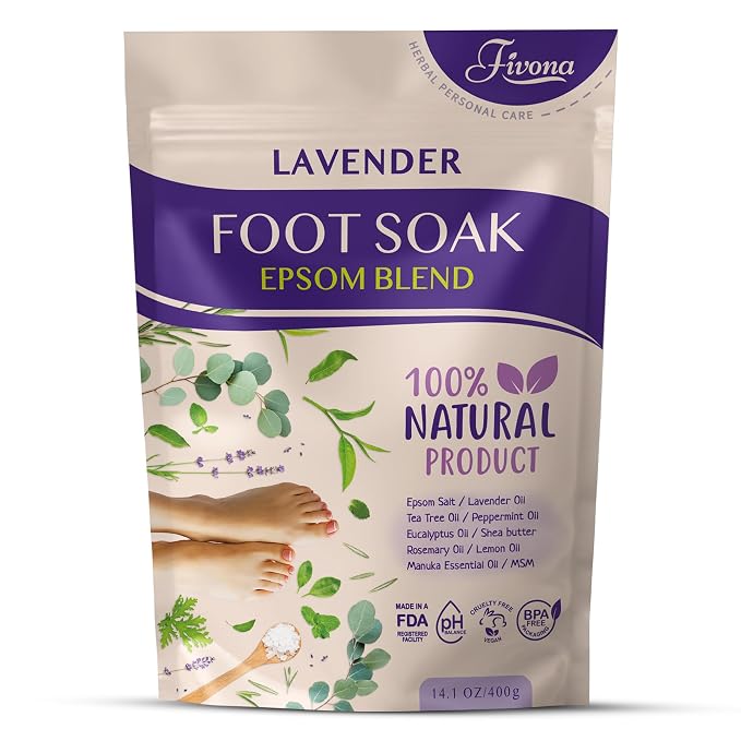 Fivona Foot Soak Blend Epsom Salt by Fivona
