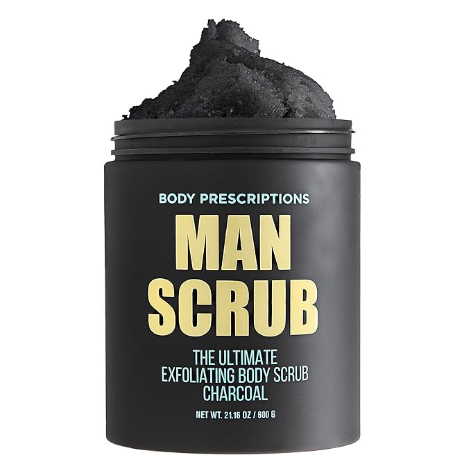 Body Prescriptions Men’s Exfoliating Body Scrub – Ultimate Skin Cleansing Wash by BodyPrescription