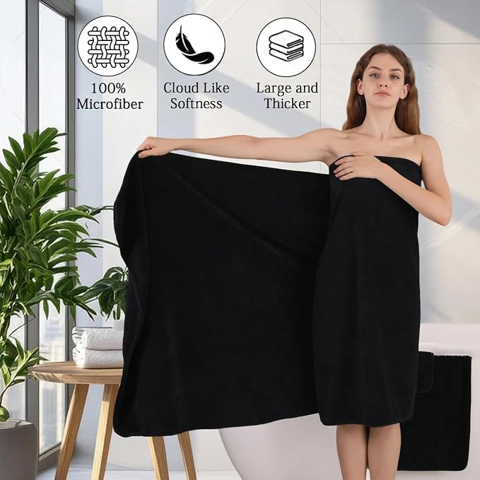 18 Piece Family Bath Towel Set Include 6 Bath Towels, 6 Hand Towels and 6 - Image 9