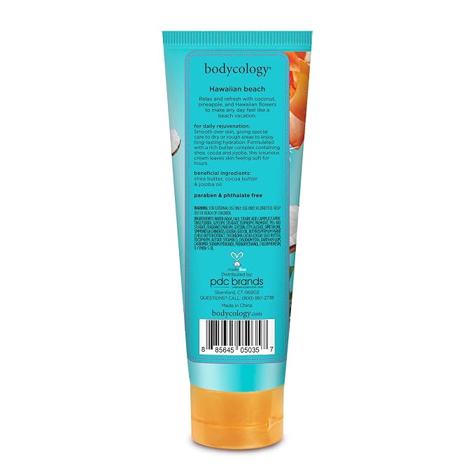Bodycology Shea Butter Body Cream, Hawaiian Beach, 8 oz - Image 9