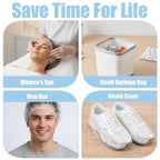 Disposable Shower Caps, Large Plastic Clear Hair Cap Thickened - Image 5