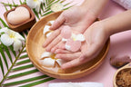 2 Pcs Rose Quartz Jade Mushroom Hot Massage Stones Set Warm Rocks Kit - Image 4
