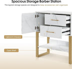BarberPub Beauty Barber Station, Spa Wall Mount Storage Cabinet, Salon Equipment - Image 6
