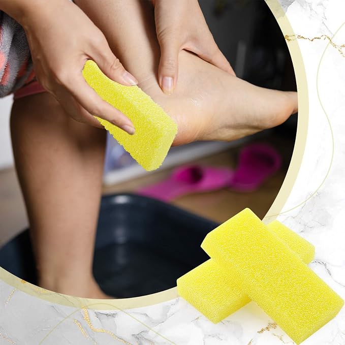 Batiyeer 100 Pcs Pumice Stone for Feet Scrubber Dead Skin Disposable Pedicure - Image 5