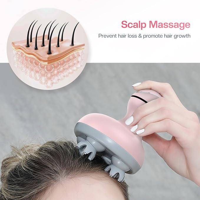 COMFIER Scalp Massager for Hair Growth, Waterproof & Full Body Kneading - Image 2