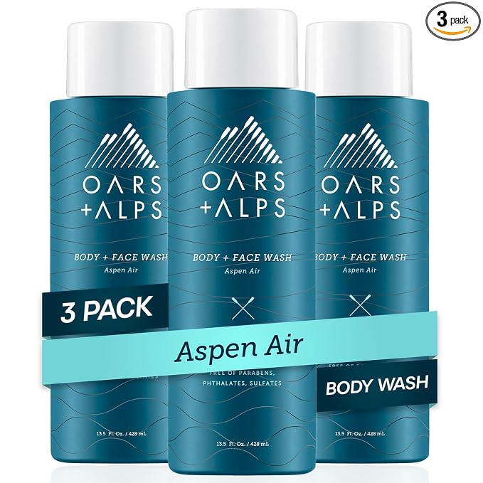 Oars + Alps Body Wash for Men, Mens Body Wash & Face Cleanser by OarsAlps