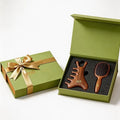 Mother’s Day Gift for Mom, 4-in-1 Wooden Gua Sha Facial Tools & Hair Detangler by Aurift