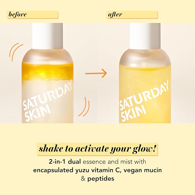 Saturday Skin Yuzu Vitamin C Essence Jelly Mist- Brightening Plumping Soothing - Image 7
