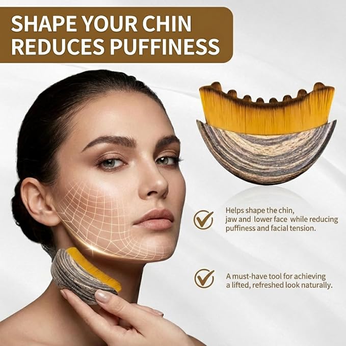 Lymphatic Contour Face Brush Improves Skin Glow - Image 3