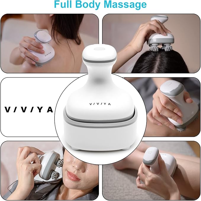 VIVIYA Electric Scalp Massager, Portable Rechargeable Head Massager - Image 5
