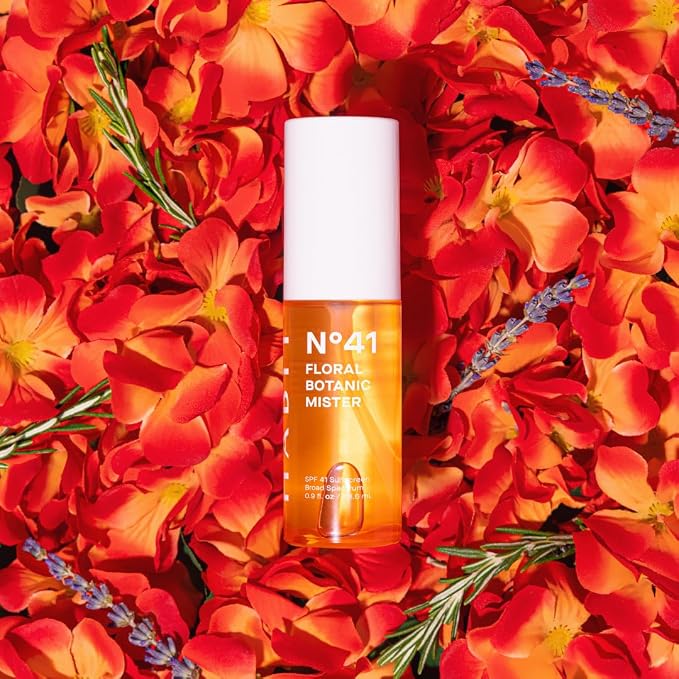 HABIT N°41 Floral Botanic Facial Sunscreen Mist SPF 41 — Touchless Application - Image 6
