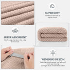 BEoffer 2 Pack Microfiber Hair Towel - Image 2