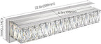 ZUZITO Crystal Vanity Lights for Bathroom 18W LED Bathroom Light Bar Modern - Image 7