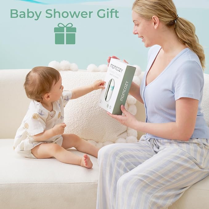 Momcozy Baby Towel with Hooded-Original Design Baby Towel Set -Soft & - Image 2