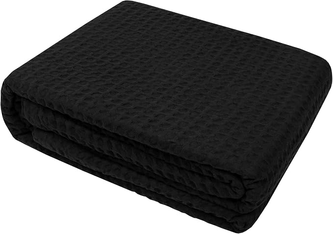 Sweet Home Collection 100% Fine Cotton Blanket Luxurious Weave Stylish Design - Image 2