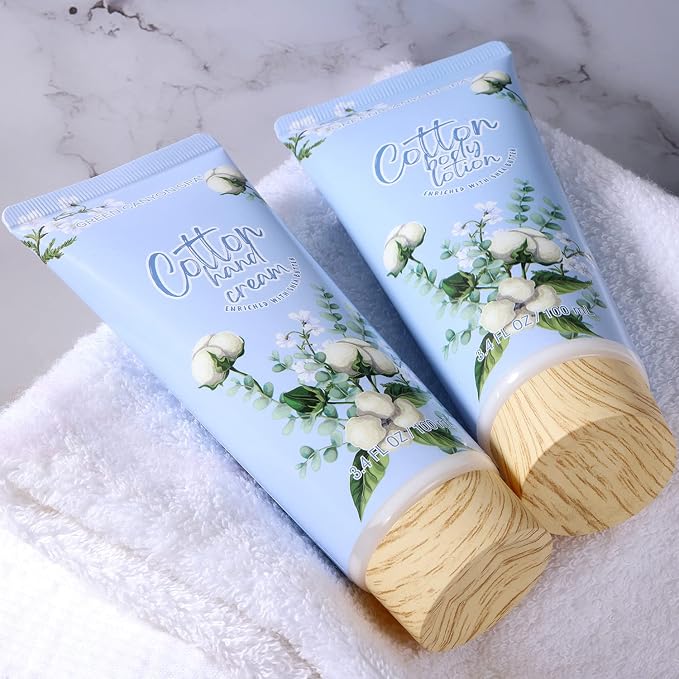 Green Canyon Spa Gifts for Women 10 Pcs Cotton Spa Gift Baskets for Women - Image 5