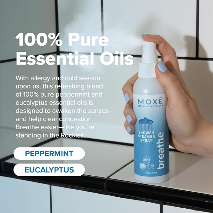 MOXE Shower Steamer Spray, Essential Oils, Natural Sleep Aromatherapy, Made in - Image 5