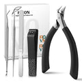 FVION Ingrown Toenail Tools Kit 5 Pcs, Toenail Clippers by BringbeautytoyourlifeProfessionalpersonalcarekitsformanicuresandpedicures
