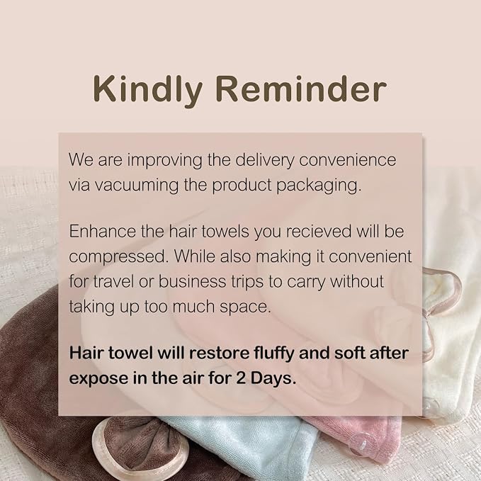 Jseng Microfiber Hair Towel Wrap - Image 6