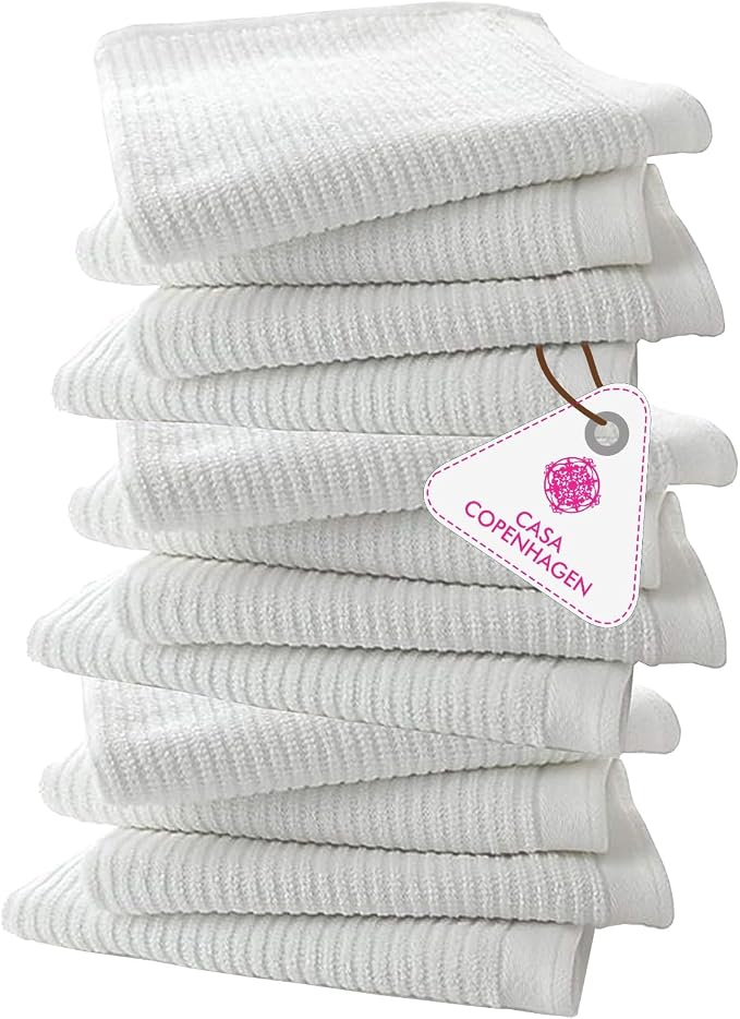 CASA COPENHAGEN Ribbed Bar Mop Towels by CASACOPENHAGEN