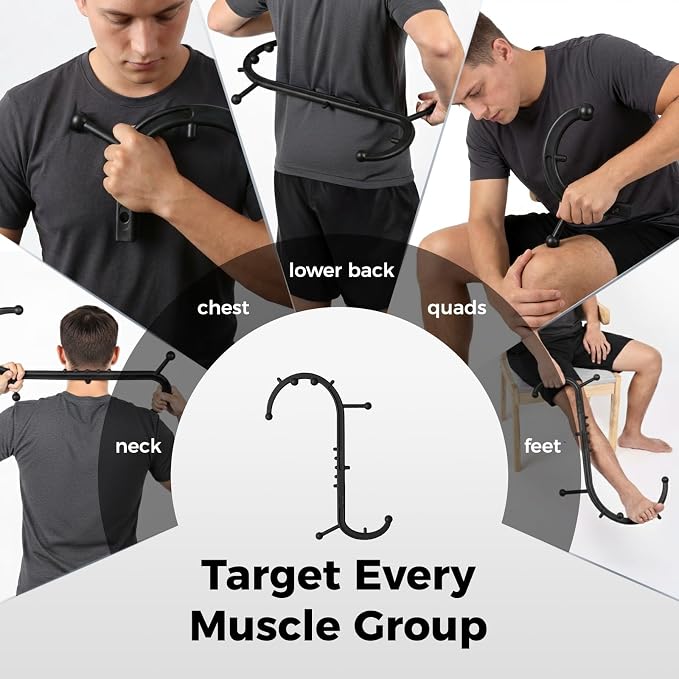 Detachable Trigger Point Massage Cane, One-Click Disassembly Massage Hook - Image 6