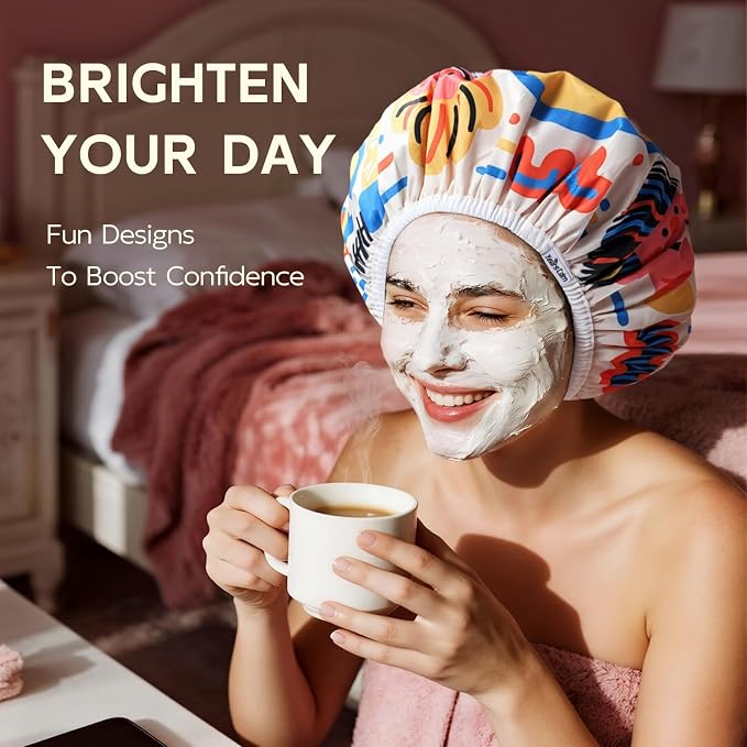 Years Calm Waterproof Shower Cap - Image 4