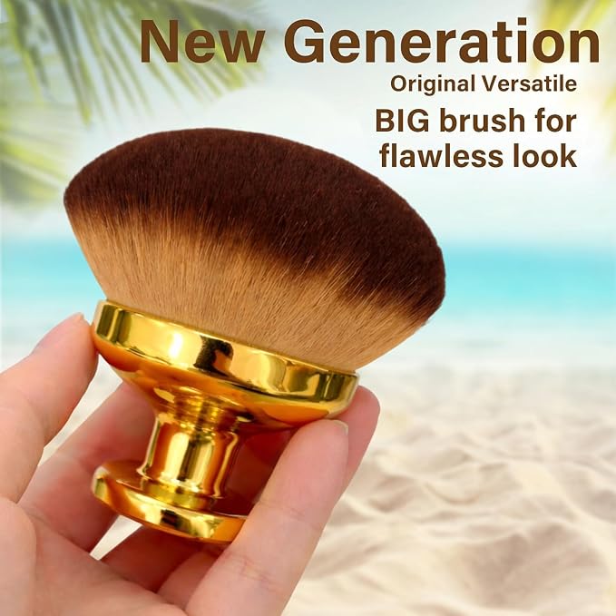 Extra Large Body Makeup Brush For Self Tanner, Leg Makeup &Bronzer Blend - Image 2