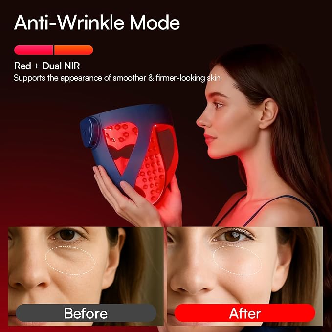 INIA Glow 4D Wireless Red Light Therapy Mask - Image 4