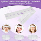 Sublaga 70 Pcs Disposable Spa Facial Headbands, Elastic Headband Wrap - Image 4