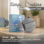 SILKLE Silicone Body Scrubber – Gentle Exfoliating Shower Scrubber - Image 7