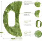 2 PCS Jade Stone Gua Sha Massage Tool Set Body GuaSha Tool - Image 3